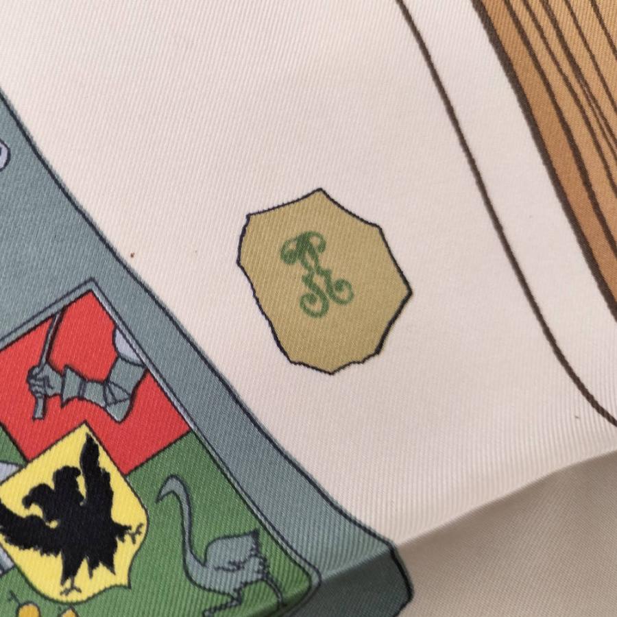 HERMES（エルメス） スカーフ カレ90 CHIFFRES ET MONOGRAMMES ANNEE