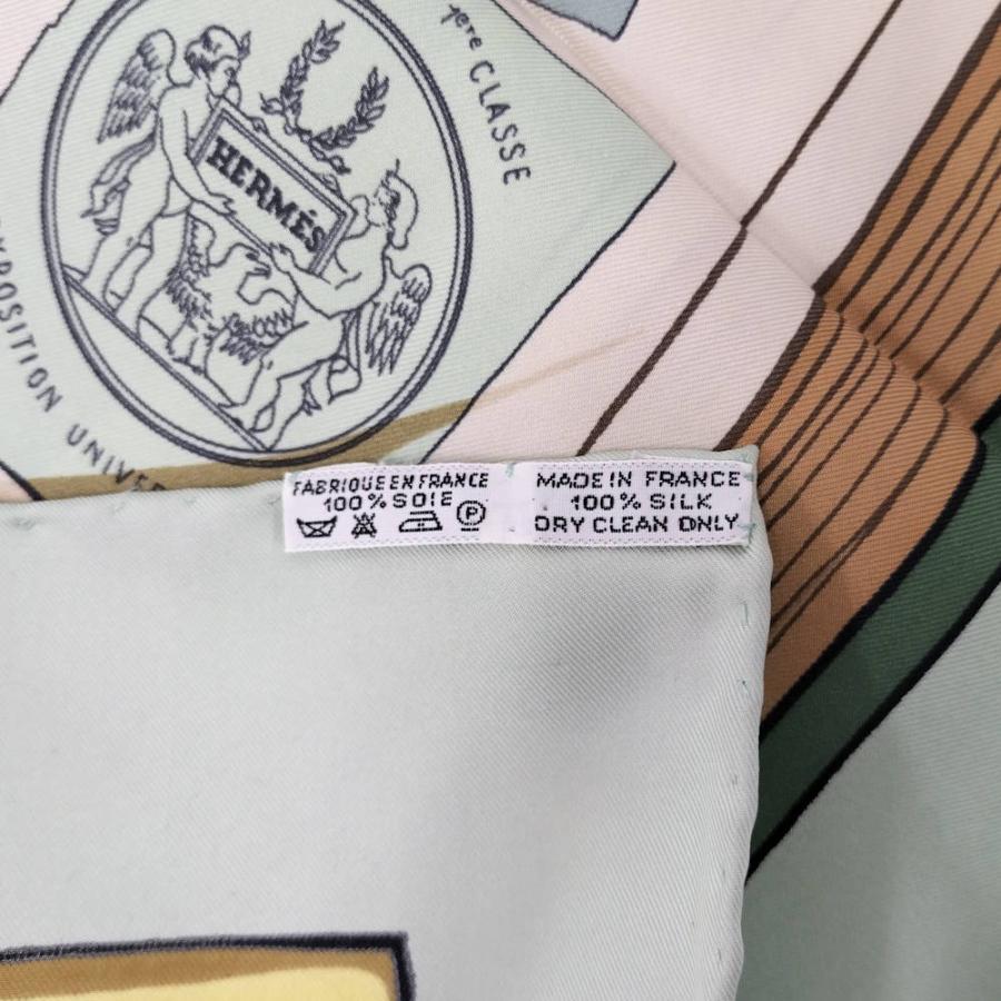 HERMES（エルメス） スカーフ カレ90 CHIFFRES ET MONOGRAMMES ANNEE