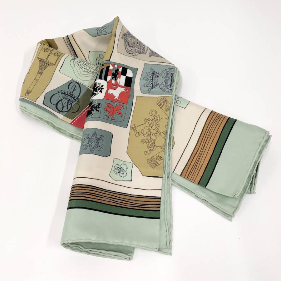 HERMES（エルメス） スカーフ カレ90 CHIFFRES ET MONOGRAMMES ANNEE