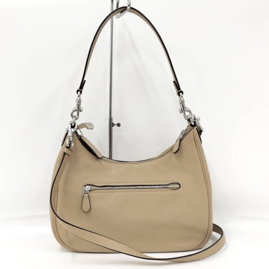 COACH（コーチ） テリ ホーボー 2WAYバッグ ベージュ レザー CJ517 