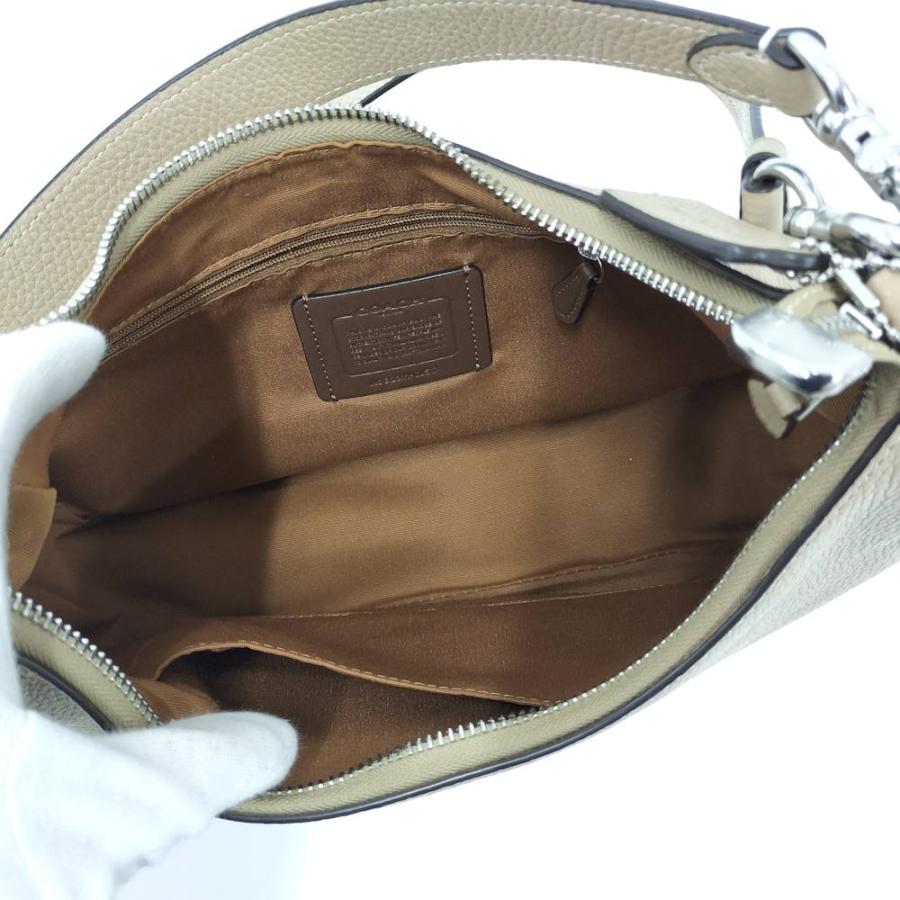 COACH（コーチ） テリ ホーボー 2WAYバッグ ベージュ レザー CJ517 