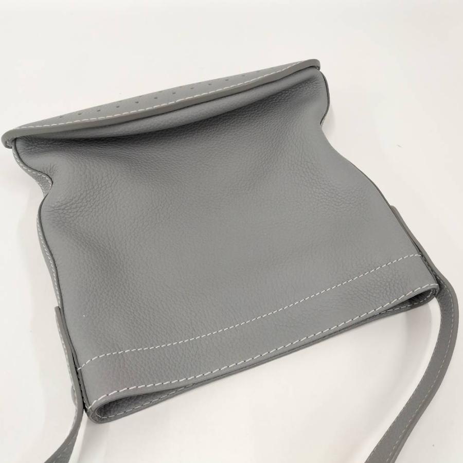 delvaux パン デイリー サーピケMM ショルダーバッグ レザー ブルーグレー_6