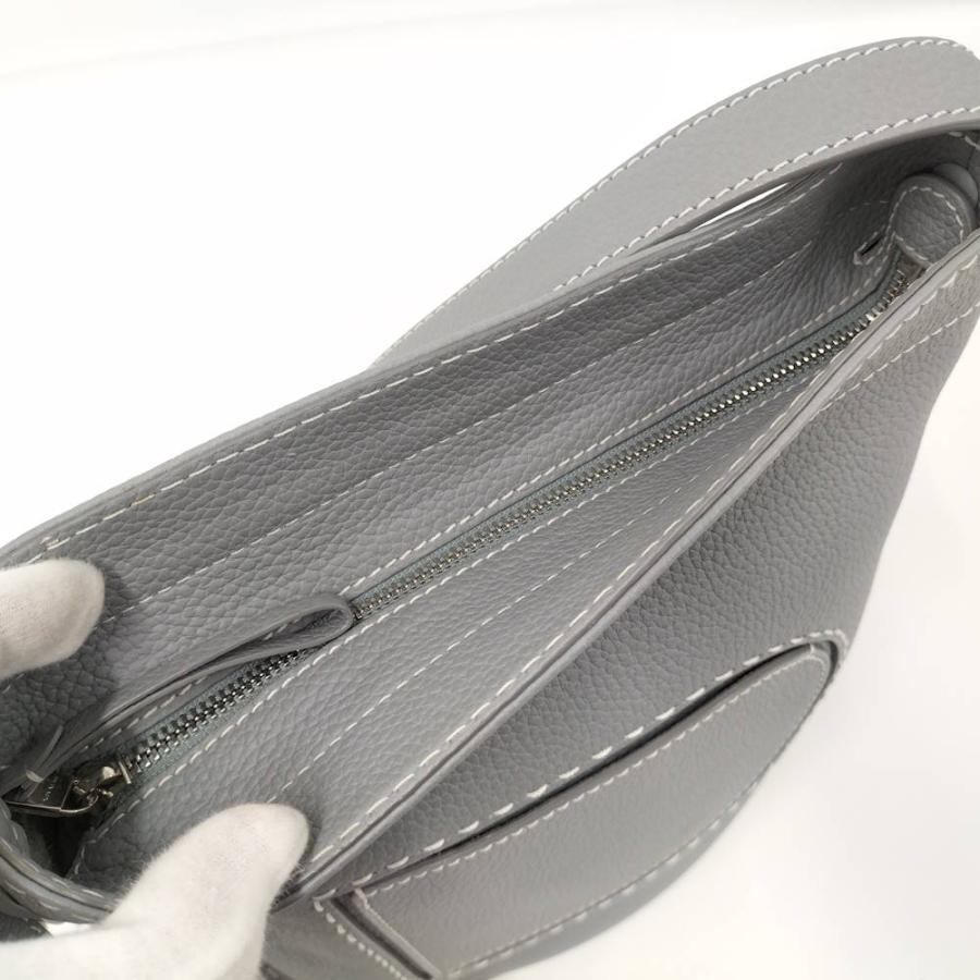 delvaux パン デイリー サーピケMM ショルダーバッグ レザー ブルーグレー_7