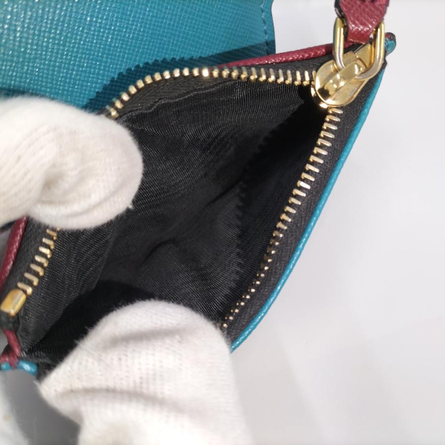MARNI（マルニ） 三つ折り財布 コンパクトウォレット ロゴ レザー