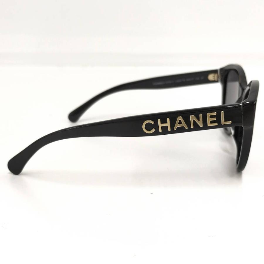 チャンシーCHANEL シャネル ロゴ サングラス ブラック CHANEL（シャネル） サングラス ロゴ ブラック : JJコレクション