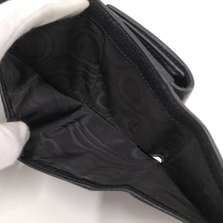 GUCCI（グッチ） 三つ折り財布 GGマーモント レザー ブラック 474746