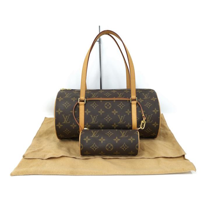ルイヴィトン モノグラム パピヨン30 M51385 ポーチ付き LOUIS VUITTON（ルイ・ヴィトン） パピヨン30 ハンドバッグ ポーチ付き
