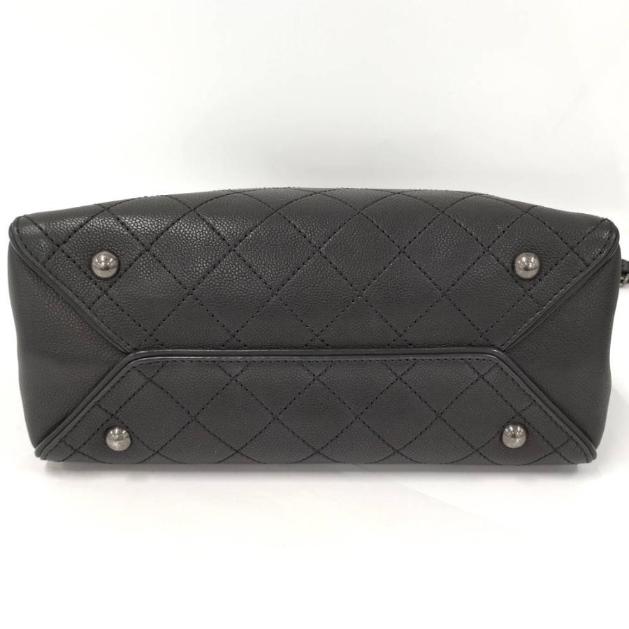 CHANEL 2WAY バッグ　ブラック CHANEL（シャネル） CHANEL 2WAYバッグ キャビアスキン ブラック : JJ