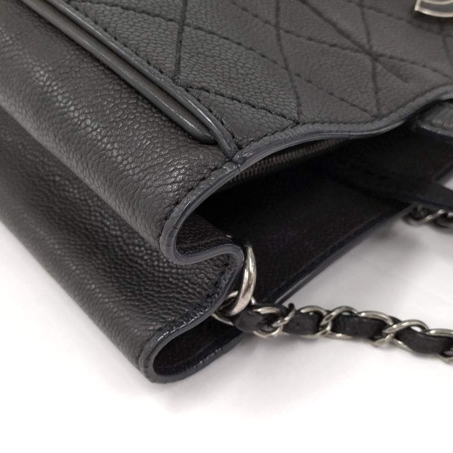 CHANEL（シャネル） CHANEL 2WAYバッグ キャビアスキン ブラック : JJ