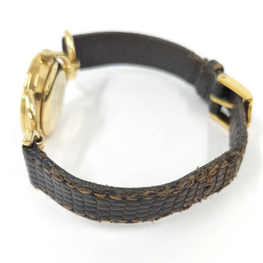 GUCCI（グッチ） ラウンド レディース 腕時計 クォーツ GP レザー