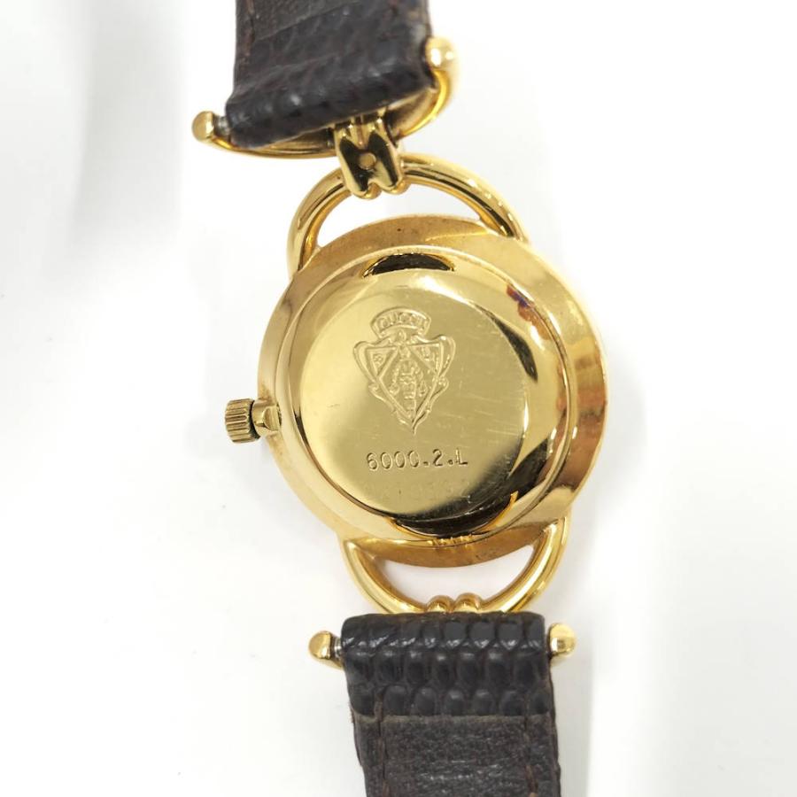 GUCCI（グッチ） ラウンド レディース 腕時計 クォーツ GP レザー
