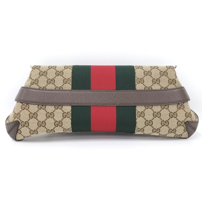 GUCCI（グッチ） ショルダーバッグ GGキャンバス ホースビット
