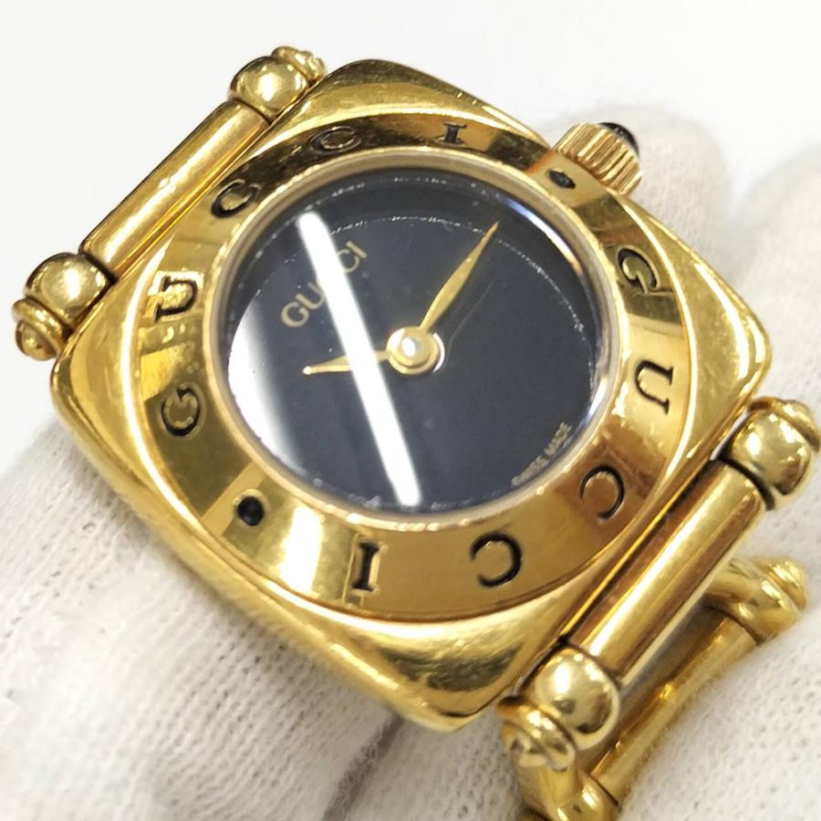 GUCCI（グッチ） レディース 腕時計 ホースビット クオーツ SS メッキ