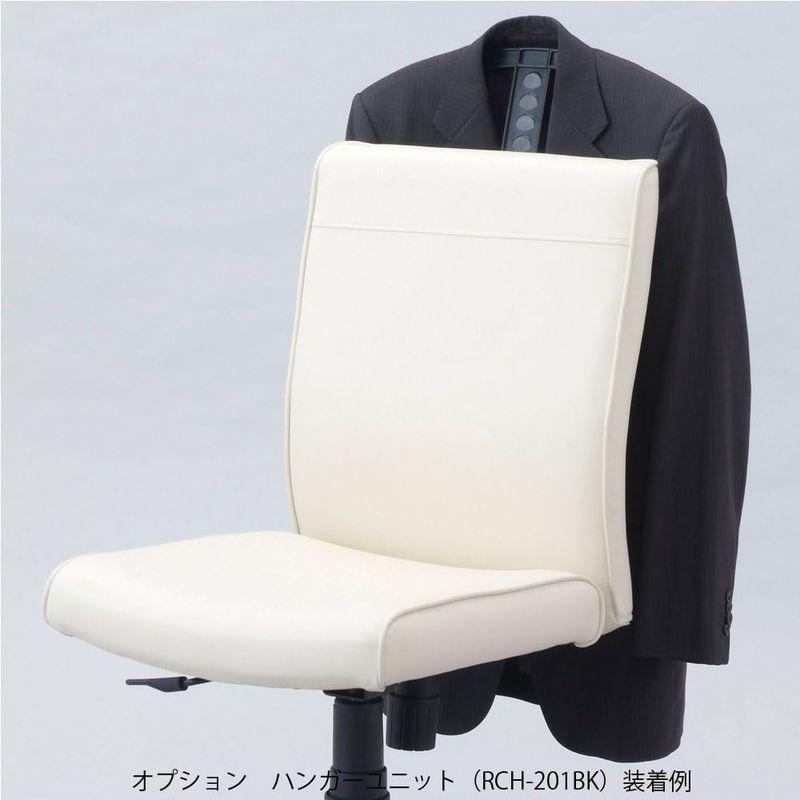 デスクチェア アイボリー オフィスチェア ナカバヤシ ワークレザーチェア 椅子 RZE-300IV｜jjhouse｜08