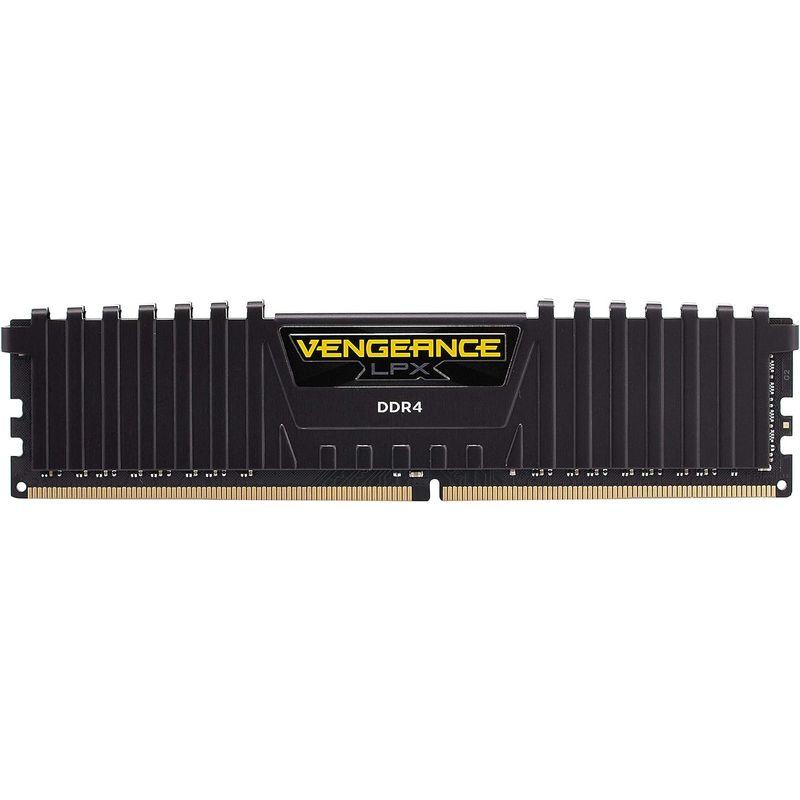 【東京公式通販】 PC用メモリ ブラック PC用メモリモジュール CORSAIR DDR4 デスクトップPC用 メモリモジュール VENGEANCE LPX Series 16GB×2枚キット C