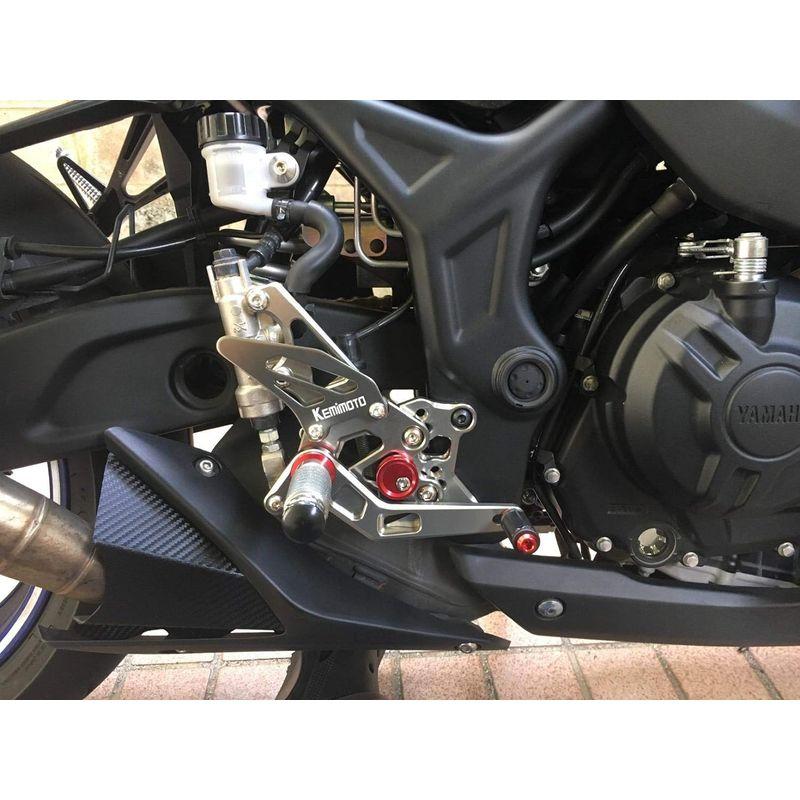 バイク用バックステップ ヤマハ用 YZF-R25 R3 2014-2020 MT-03 MT-25 2015-2020 オートバイ用アクセサリー KEMIMOTO バックステッ｜jjhouse｜08