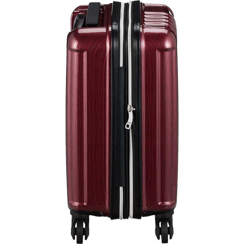 商品コード バーガンディ スーツケース ヒロコ コシノ オム 30L 42 cm 2.4kg 日帰り~2泊対応 TSAロック付き マチ幅調節機能付き