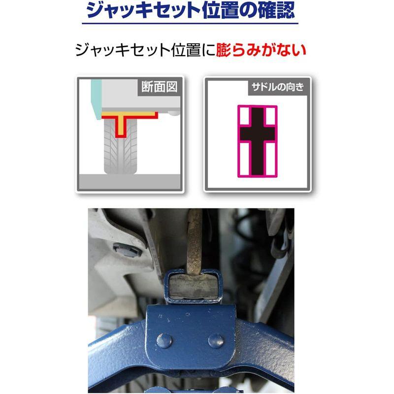 車用工具 メルテック 車用 油圧パンタジャッキ 1t コンパクトα 最高値/最低値 383/144mm ジャッキアタッチメント・ブローケース｜jjhouse｜09