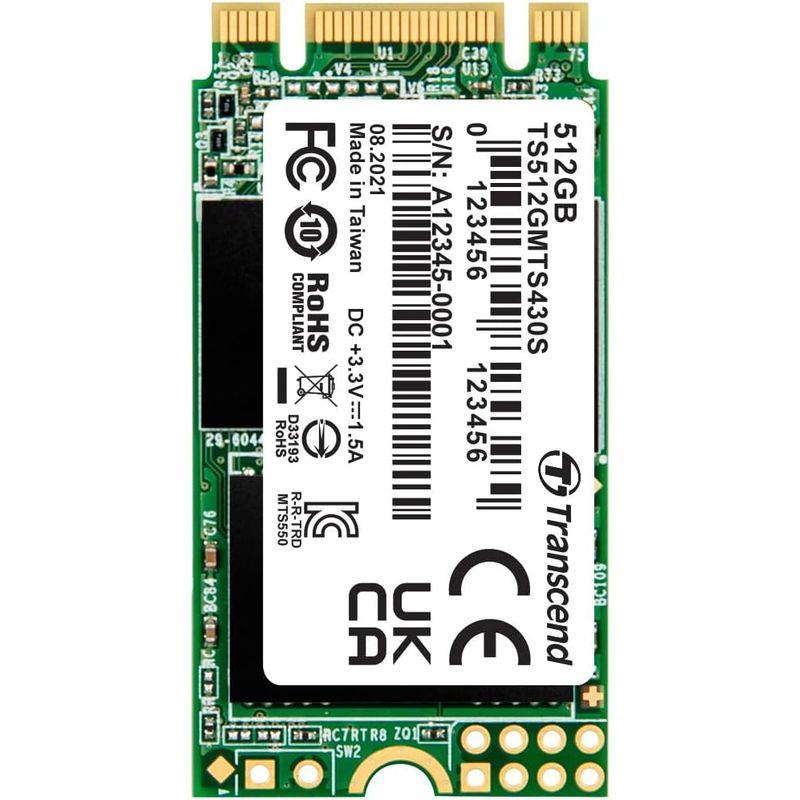 コンピューター・周辺機器 Transcend SSD M.2 2242 512GB SATA III 6Gb/s 3D TLC NAND DDR3 DRAMキャッシュ｜jjhouse｜02