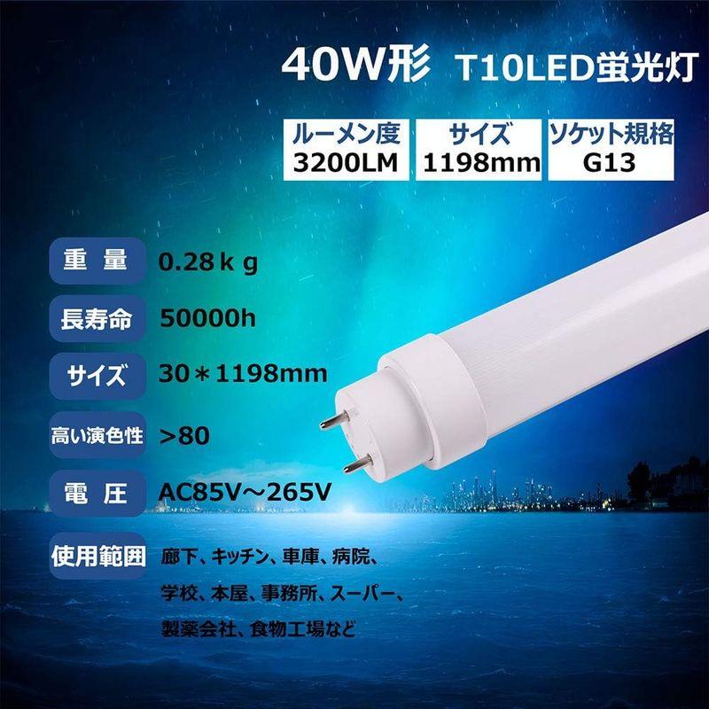 照明器具 LED蛍光灯 40w形 直管 蛍光灯 led 蛍光管 工事不要 スタータ形FL40W形、ラピッド形FLR40W形、 ＨＦ形FHF3｜jjhouse｜08