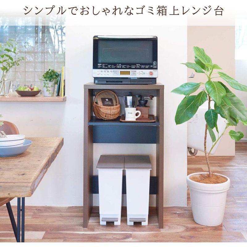 キッチン家具 ダイニングチェア 白井産業 レンジ台 ゴミ箱収納 キッチン収納 ラック 天板耐荷｜jjhouse｜02