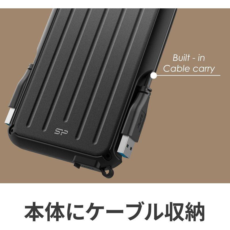 外付けハードディスクドライブ シリコンパワー ポータブルHDD 5TB 2.5インチ 外付け USB3.2 Gen1対応 (USB3.1 / USB3.0 / USB2.｜jjhouse｜06