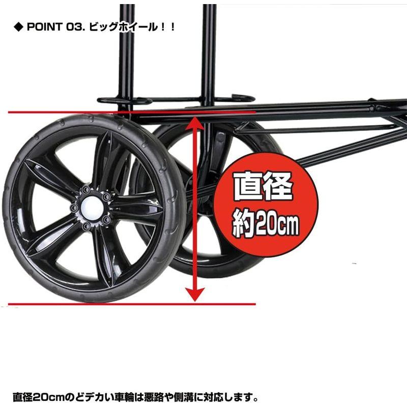 大型キャリー プロックス(Prox) ビッグホイールキャリー大車輪 3XL PX41523XL ブラック｜jjhouse｜04