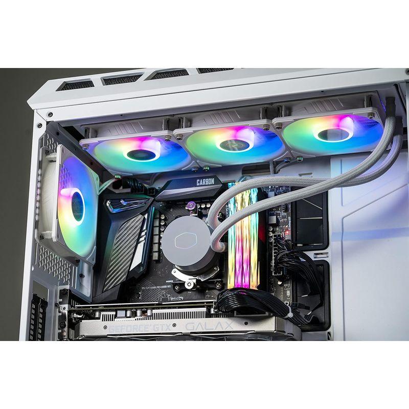 CPUクーラー CoolerMaster MasterLiquid ML360L V2 ARGB White Edition 簡易水冷CPUクーラー MLW｜jjhouse｜05