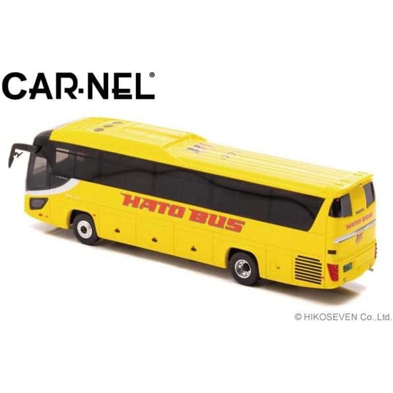 ミニカー・ダイキャストカー いすゞ ガーラ スーパーハイデッカー おもちゃ CARNEL 1/64 はとバス (031号車) 完成品 CN640035｜jjhouse｜03