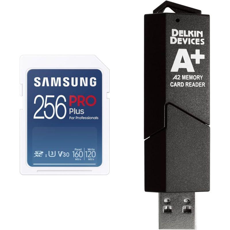 SDカード 青 デジタルストレージ 日本サムスン Samsung PRO Plus 256GB 対応カードリーダー付き MB-SD256K-DR/EC｜jjhouse｜02