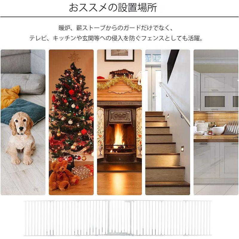 ペット用品 Homemi 犬 柵 室内 フェンス 大型犬 ペットゲート ペット 柵 ベビーゲート置くだけ 自立式 ドア付きゲート 折りたたみ式 ペットゲ｜jjhouse｜08