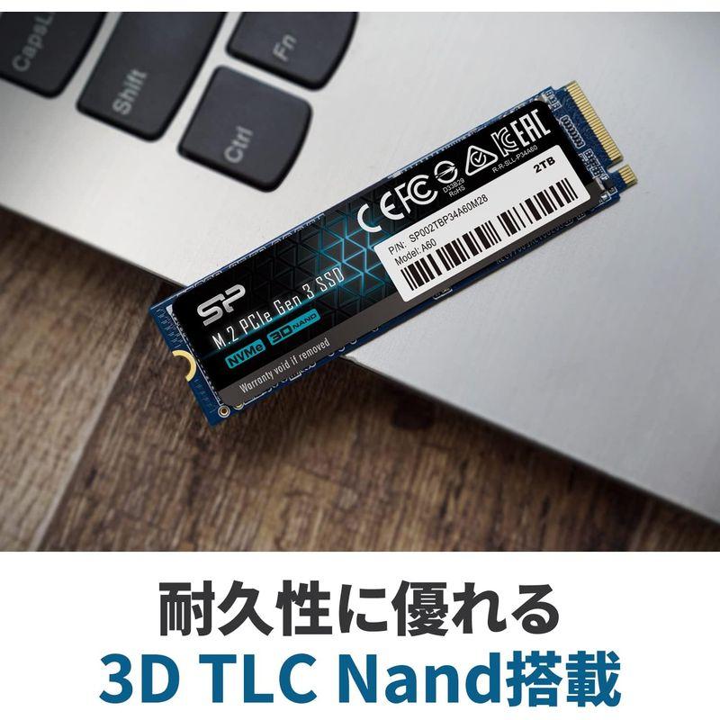 シリコンパワー SSD 2TB 3D NAND M.2 2280 PCIe3.0×4 NVMe1.3 P34A60シリーズ 5年保証 SP0｜jjhouse｜04