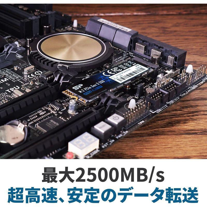 シリコンパワー SSD 2TB 3D NAND M.2 2280 PCIe3.0×4 NVMe1.3 P34A60シリーズ 5年保証 SP0｜jjhouse｜05