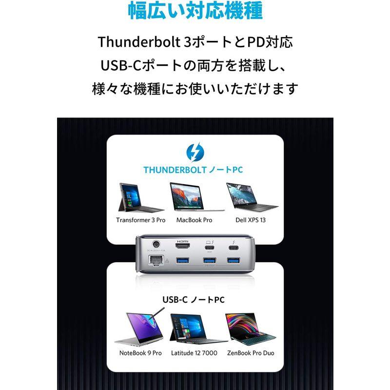 Anker PowerExpand Elite 13-in-1 Thunderbolt 3 Dock ドッキングステーション 85W出力 U｜jjhouse｜06