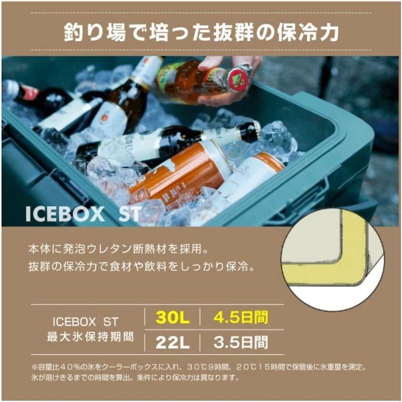 クーラーボックス Sベージュ 01 Sベージュ 30L シマノ 30L アイスボックスST ICEBOX ST 30L NX-330V Beige｜jjhouse｜04