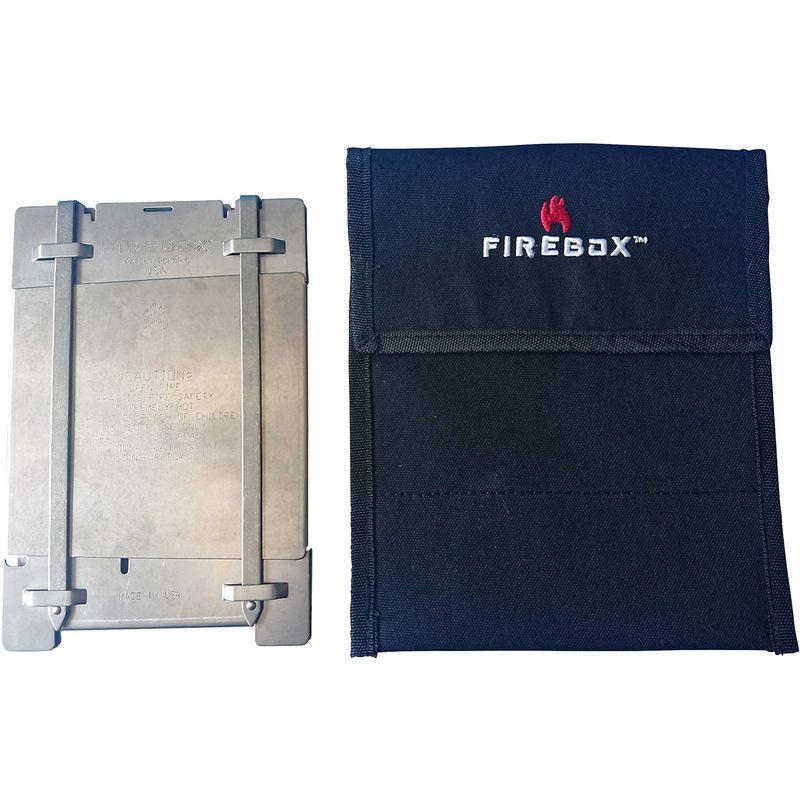 日本正規品FIREBOX(ファイヤーボックス) チタン製 バーベキュー コンロ 焚火台 ストーブ 5インチ グリル (ストーブ+専用ケース)｜jjhouse｜04