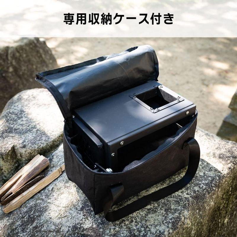 SWAG GEAR FIRE CUBE キャンプ焚火台 卓上ミニ薪ストーブ キャンプ ソロストーブ 小型 軽量 煙突付き ステンレス鋼および｜jjhouse｜10