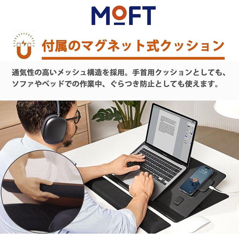 ノートパソコンスタンド スマートデスクマット MOFT オフィス用品 Smart Desk Mat NFCタグ対応 スマホアプリもワンタッチ起動 デスクワーク ワークステーション｜jjhouse｜06