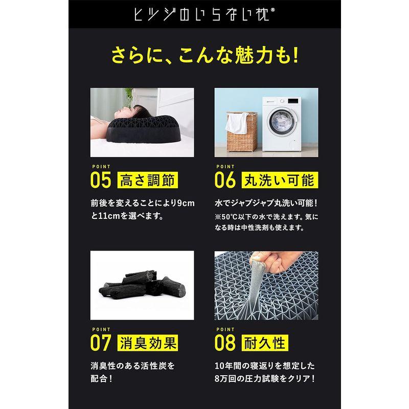 ヒツジのいらない枕 枕 まくら 丸洗いOK 通気性 横向き寝 耐圧分散 寝返り BIGサイズモデル (極柔)｜jjhouse｜02