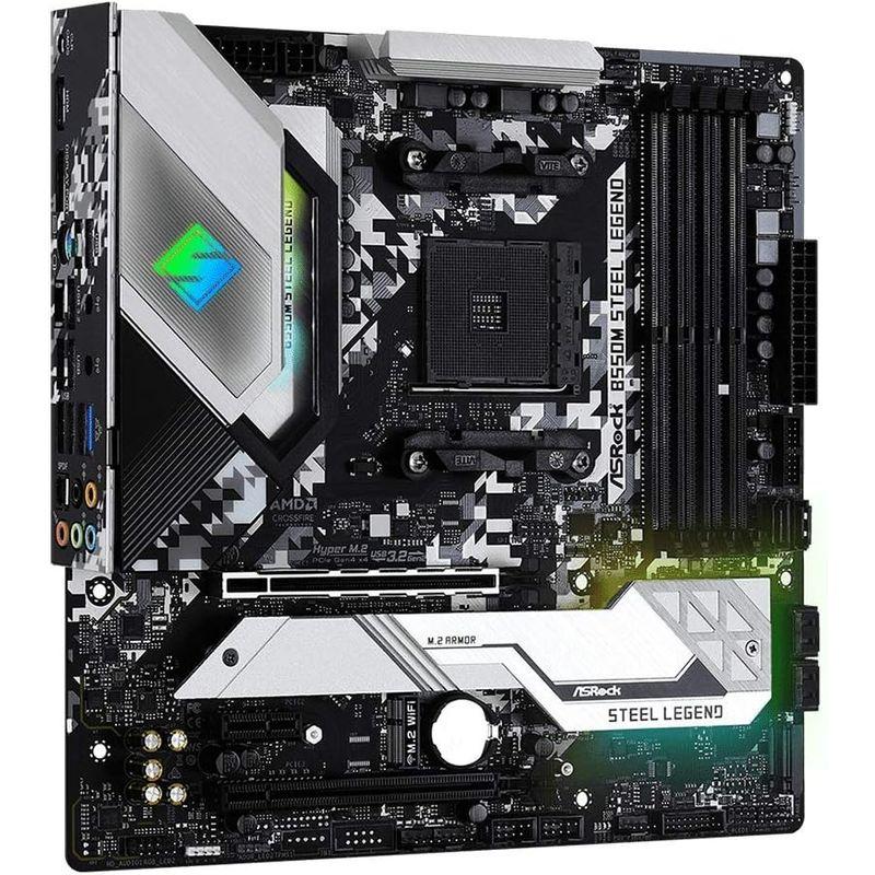 ASRock AMD Ryzen 5000シリーズ (Soket AM4)対応 B550チップセット搭載 Micro ATX マザーボード｜jjhouse｜06