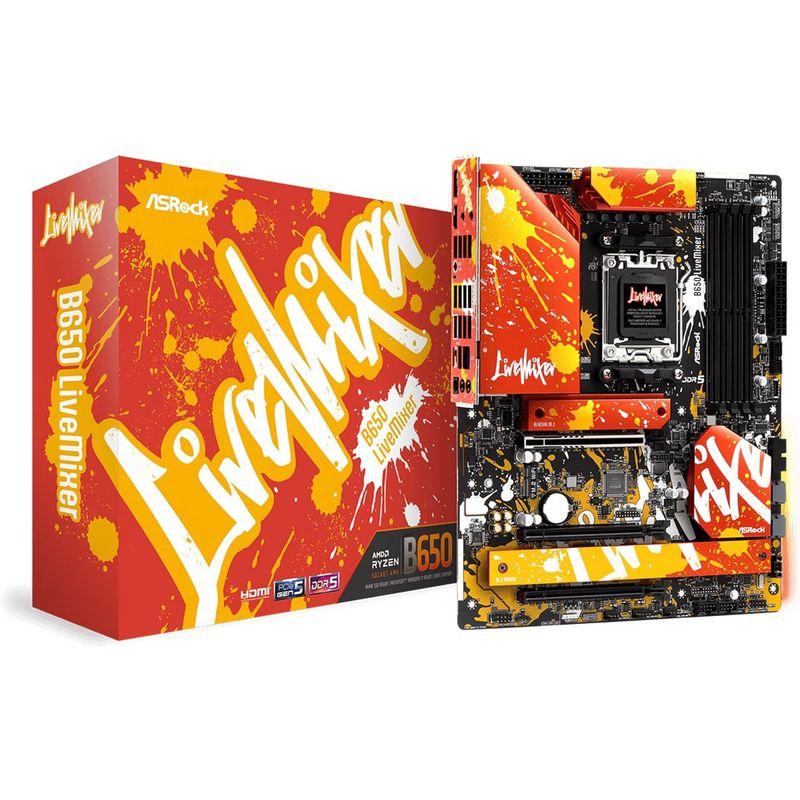 ASRock マザーボード B650 LiveMixer AMD Ryzen 7000 シリーズ ASRock マザーボード B650 LiveMixer AMD Ryzen 7000 シリーズ