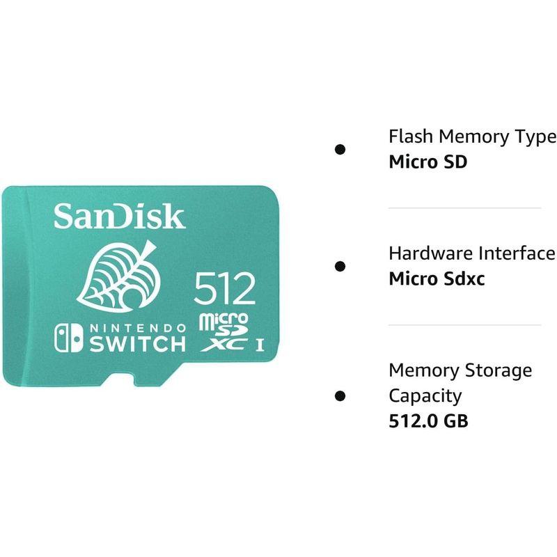 SanDisk 512GB UHS-I Class 10 U3 microSDXC Memory Card for Nintendo Swi｜jjhouse｜06