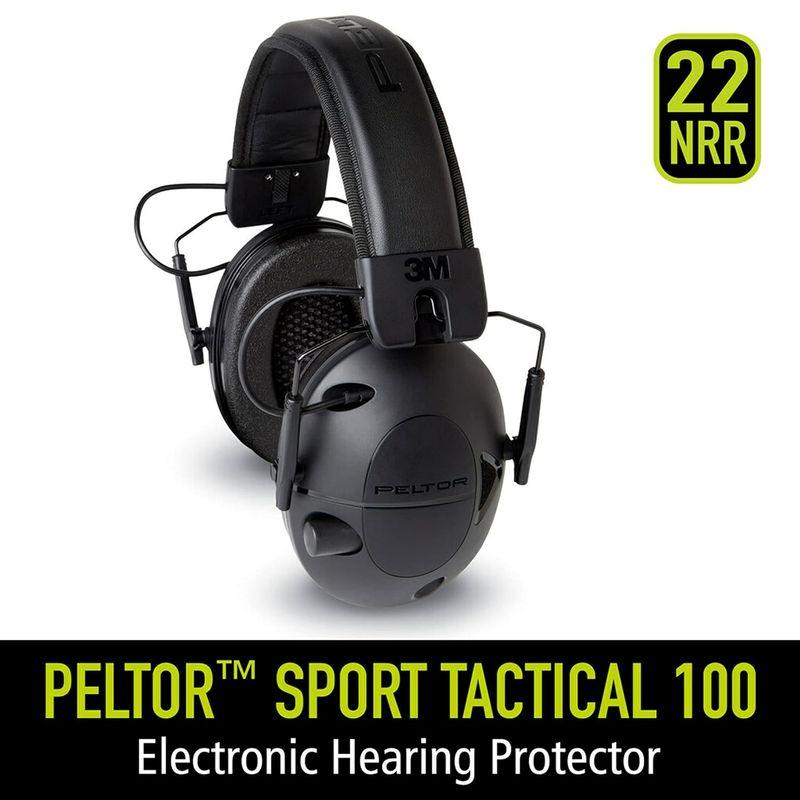 安全イヤーマフ Electronic Hearing Protector Peltor Sport Tactical 100 (TAC100) by 3M 防音イヤーマフ｜jjhouse｜03