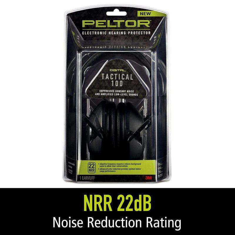 安全イヤーマフ Electronic Hearing Protector Peltor Sport Tactical 100 (TAC100) by 3M 防音イヤーマフ｜jjhouse｜05