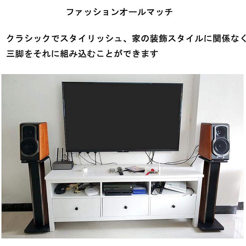 スピーカースタンド 木製 台型 高さ30cm 小型スピーカー用 組み立てカンタン 2台1組｜jjhouse｜02