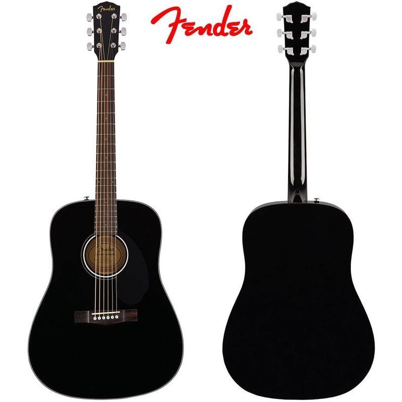 Fender アコースティックギター CD-60S Dreadnought, Walnut Fingerboard, Black ソフトケー｜jjhouse｜08