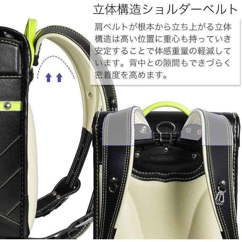 amant ランドセル 男の子 4Lワイドサイズ 7 付き 低反発クッション 60mmワイドベルト 反射 小学生 黒 青 緑 黄色 かっこい｜jjhouse｜05