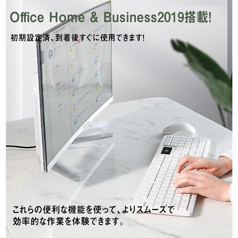 wajun 狭額縁一体型PC XS24/23.8型IPSフルHD/Win 11 Pro/MS Office H&B 2019/第10世代Co｜jjhouse｜06