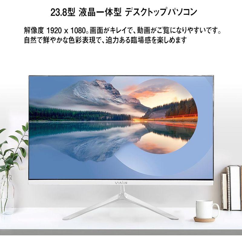 wajun 狭額縁一体型PC XS24/23.8型IPSフルHD/Win 11 Pro/MS Office H&B 2019/第10世代Co｜jjhouse｜09