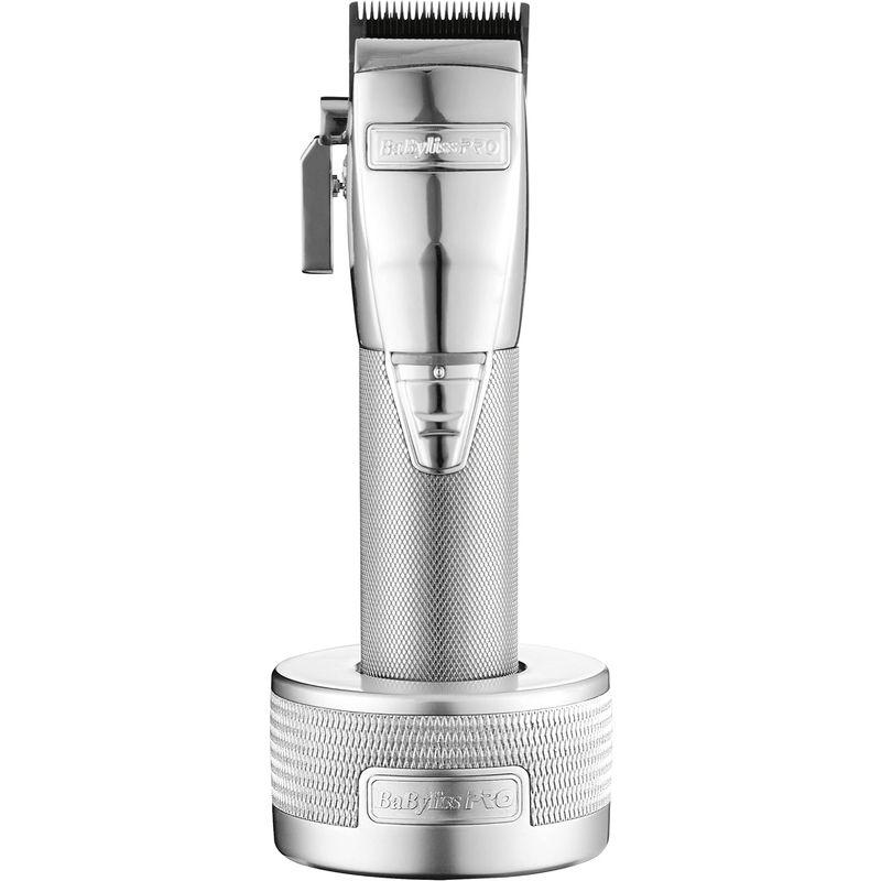 【海外正規品】激安通販 BabylissPRO Barberology FX870 SILVERFX プロフェッショナル クリッパー 充電ベース